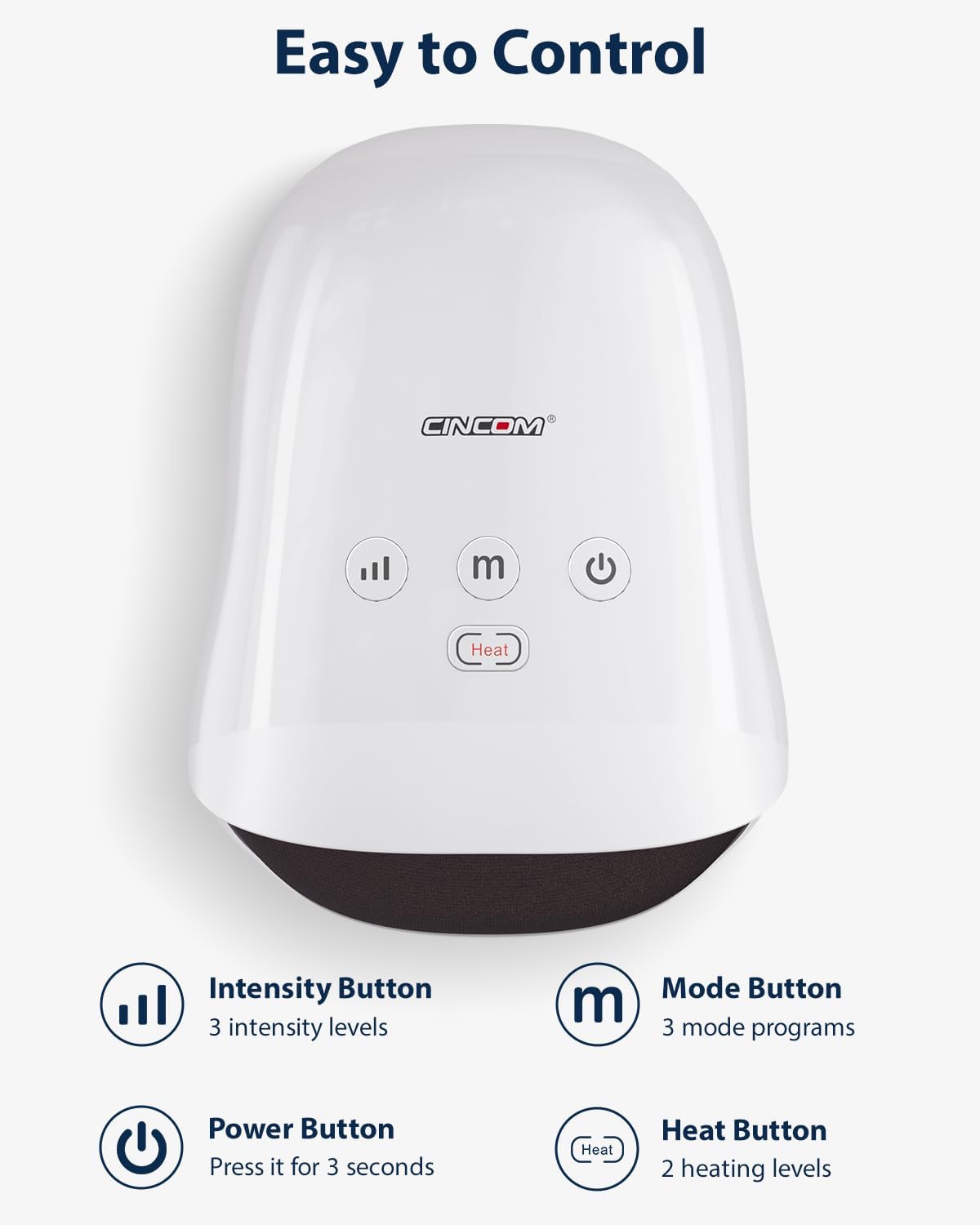 Cordless Hand Massager with Heat and Compression for Arthritis and Carpal Tunnel(FSA or HSA Eligible)