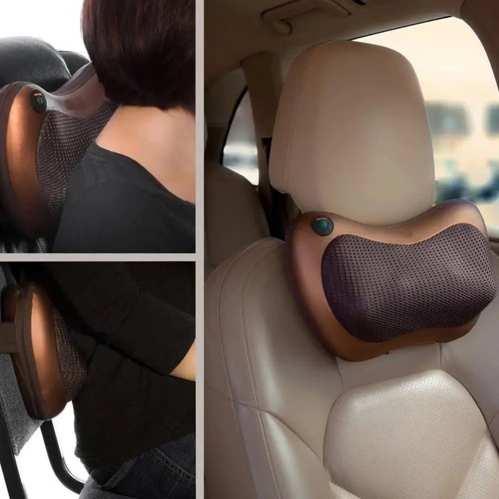 Back Massager with Heat, Shiatsu Back and Neck Massager with Deep Tissue Kneading, Electric Back Massage Pillow for Back, Neck, Shoulders, Legs, Foot, Body Muscle Pain Relief, Use at Home, Car, Office