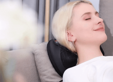 Back Massager with Heat, Shiatsu Back and Neck Massager with Deep Tissue Kneading, Electric Back Massage Pillow for Back, Neck, Shoulders, Legs, Foot, Body Muscle Pain Relief, Use at Home, Car, Office