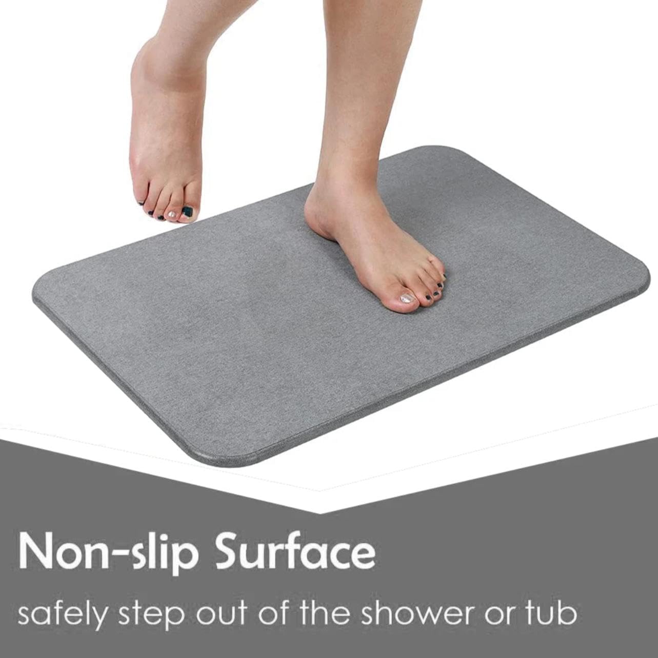 Stone Bath Mat, Bath Stone Mat, Stone Bath Mats for Bathroom, Bath Rug, Self and fast Drying Stone