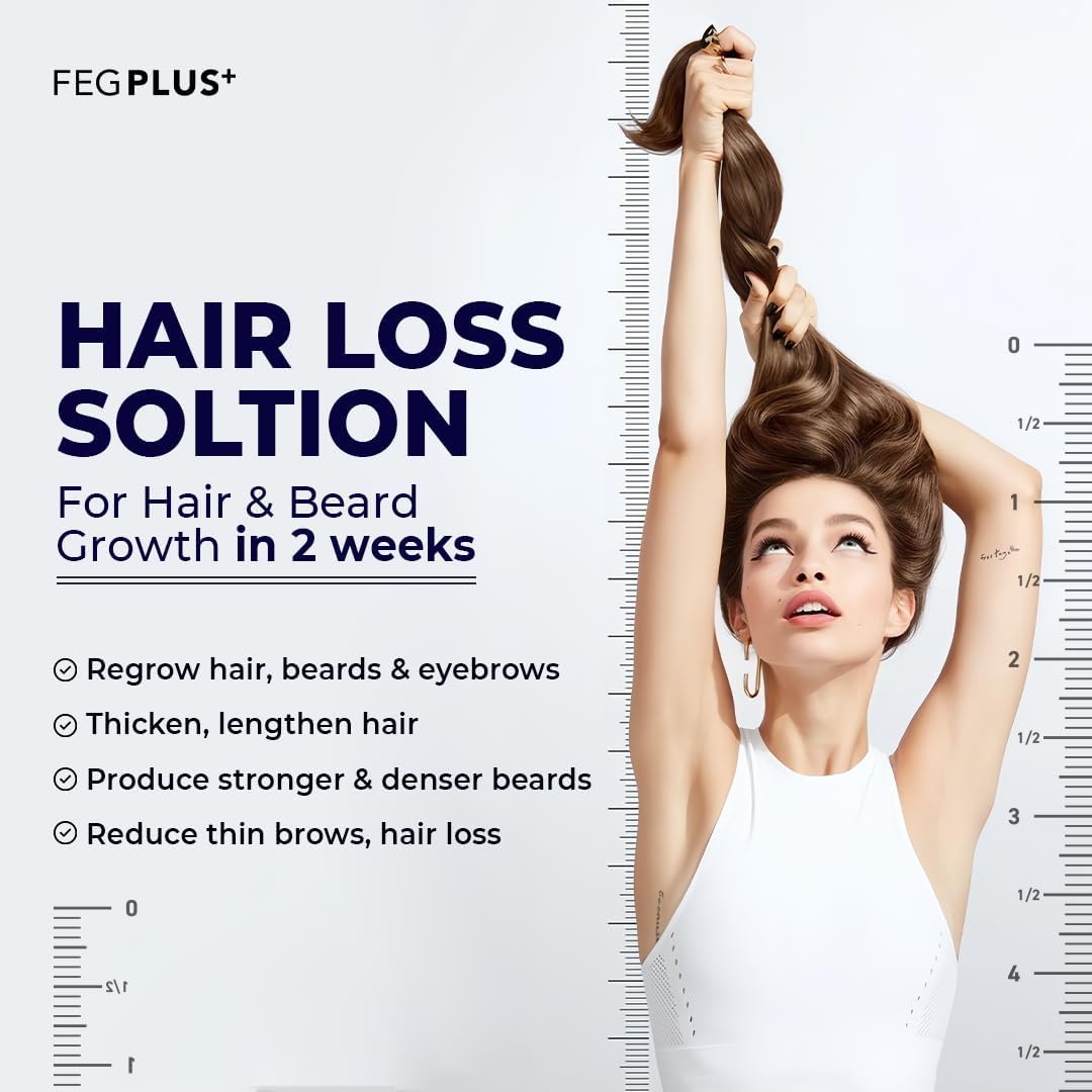 FEGPLUS Minoxidil Hair & Beard Growth Serum (50ml)